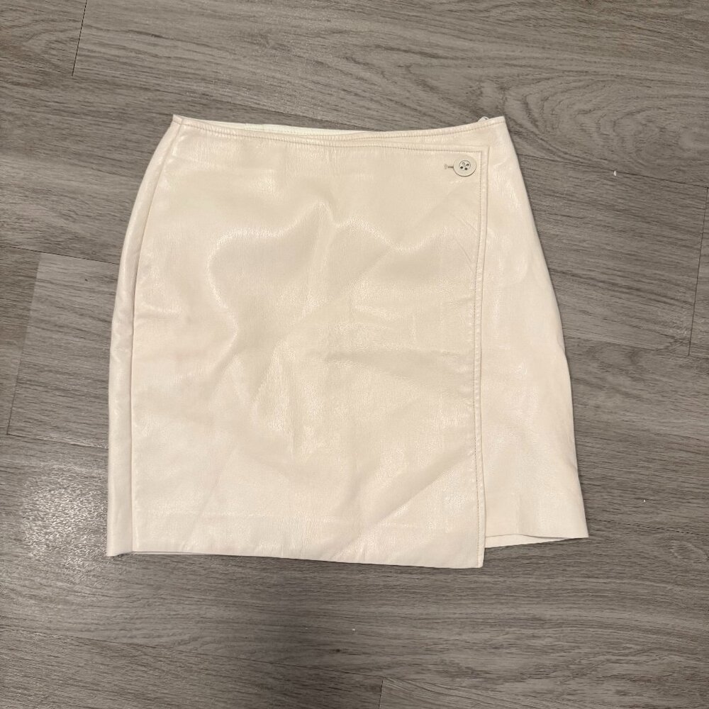 Babaton faux‎ leather mini skirt